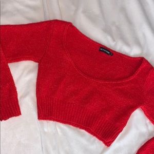 PLT off shoulder sweater